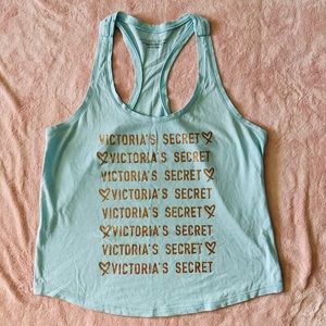 Victoria’s Secret Blue Racerback Tank Top